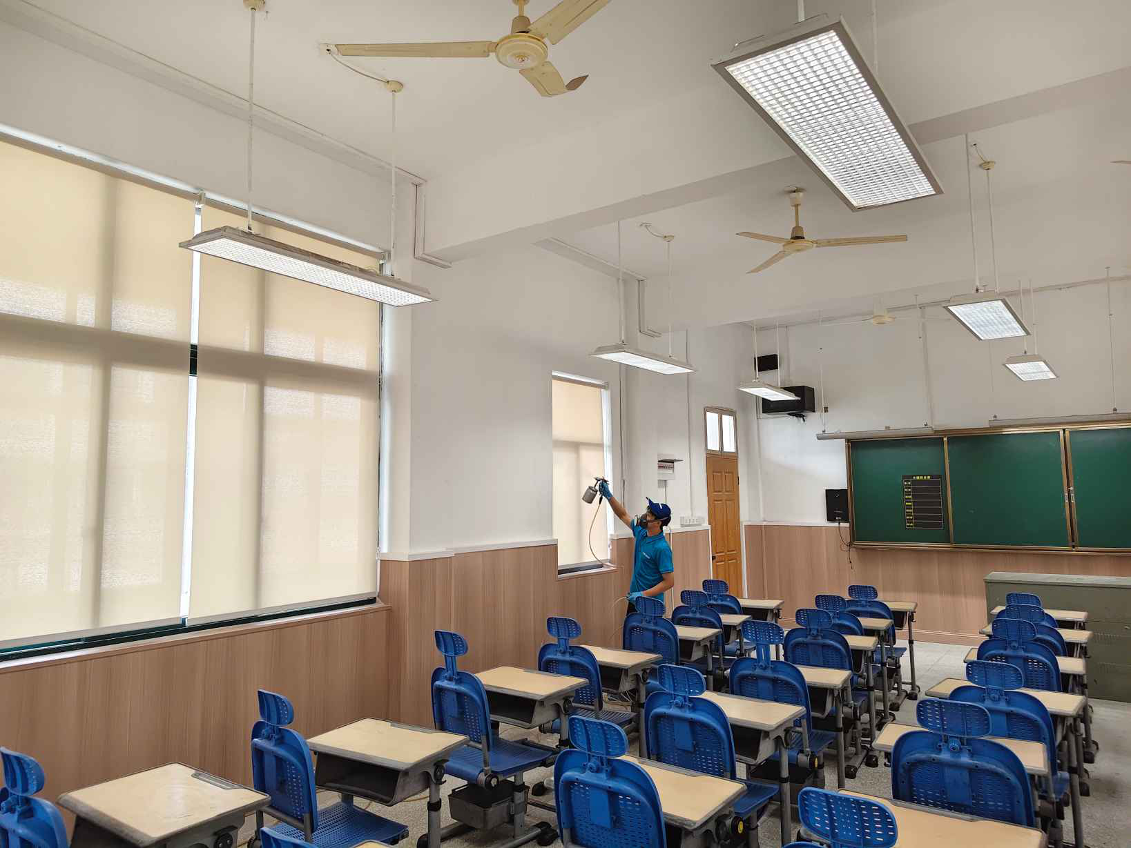 湖州德清县雷甸镇中心小学北点分校1000㎡校园空气治理案例
